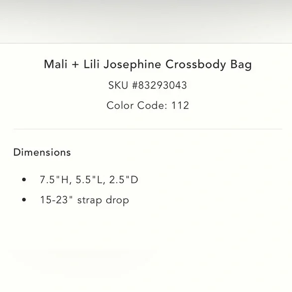 Crossbody Bag NWOT - Picture 3 of 10